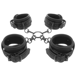 FETISH SUBMISSIVE SET ESPOSAS MANOS Y TOBILLOS CON FORRO...
