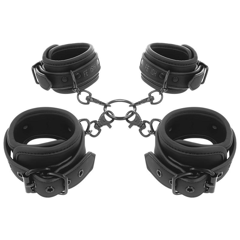 FETISH SUBMISSIVE SET ESPOSAS MANOS Y TOBILLOS...
