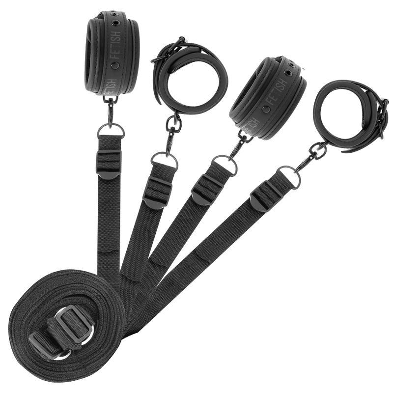 FETISH SUBMISSIVE  SET DE ESPOSAS Y ATADURAS...