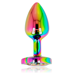 OHMAMA - PLUG ANAL CORAZÓN IRIDISCENTE TALLA S 2