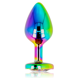 OHMAMA - PLUG ANAL CORAZÓN IRIDISCENTE TALLA M 2