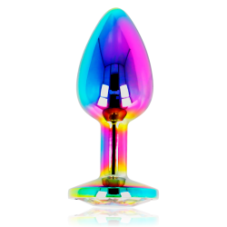 OHMAMA - PLUG ANAL CIRCULO IRIDISCENTE TALLA S 2