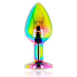 OHMAMA - PLUG ANAL CIRCULO IRIDISCENTE TALLA M 2