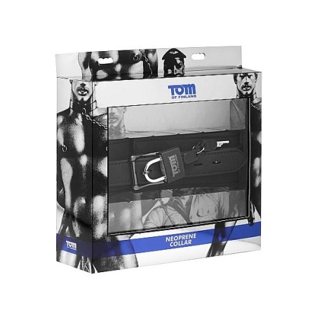 TOM OF FINLAND - COLLAR NEOPRENO CON CANDADO