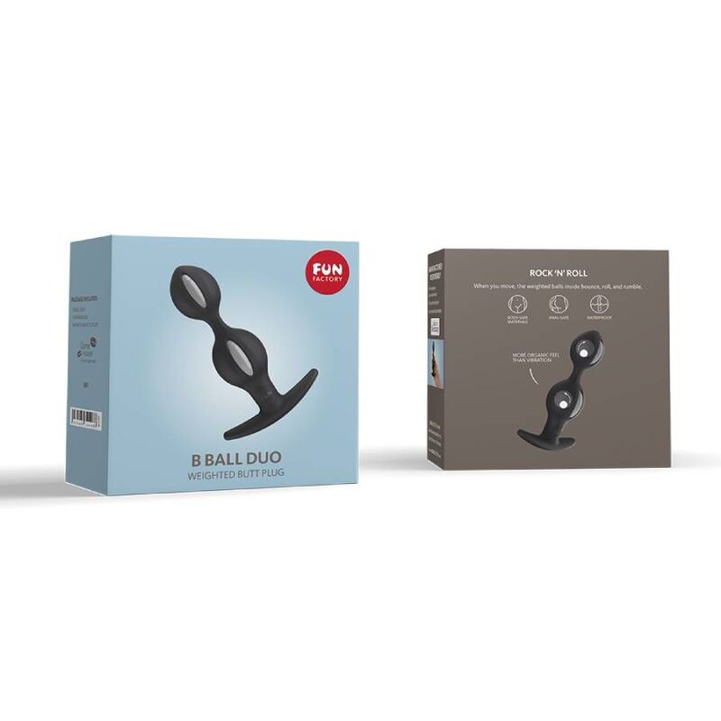 FUN FACTORY - B BALLS DUO GRIS/NEGRO