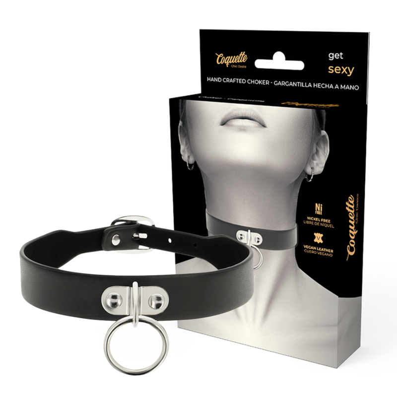 COQUETTE CHIC DESIRE COLLAR CUERO VEGANO...