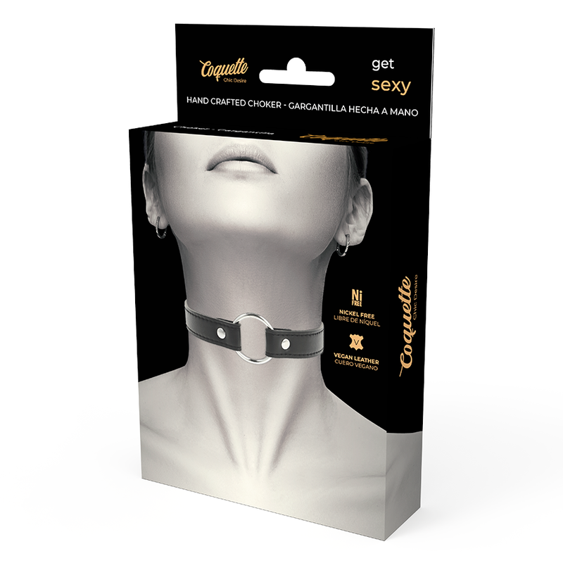 COQUETTE CHIC DESIRE COLLAR CUERO VEGANO...