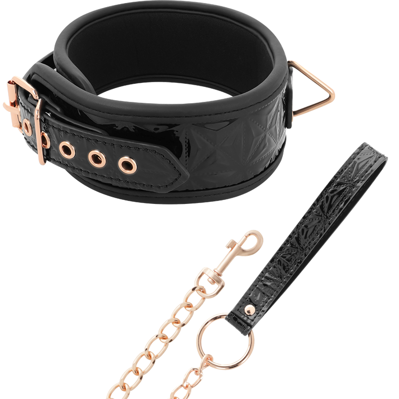 BEGME - BLACK EDITION COLLAR CUERO VEGANO CON...