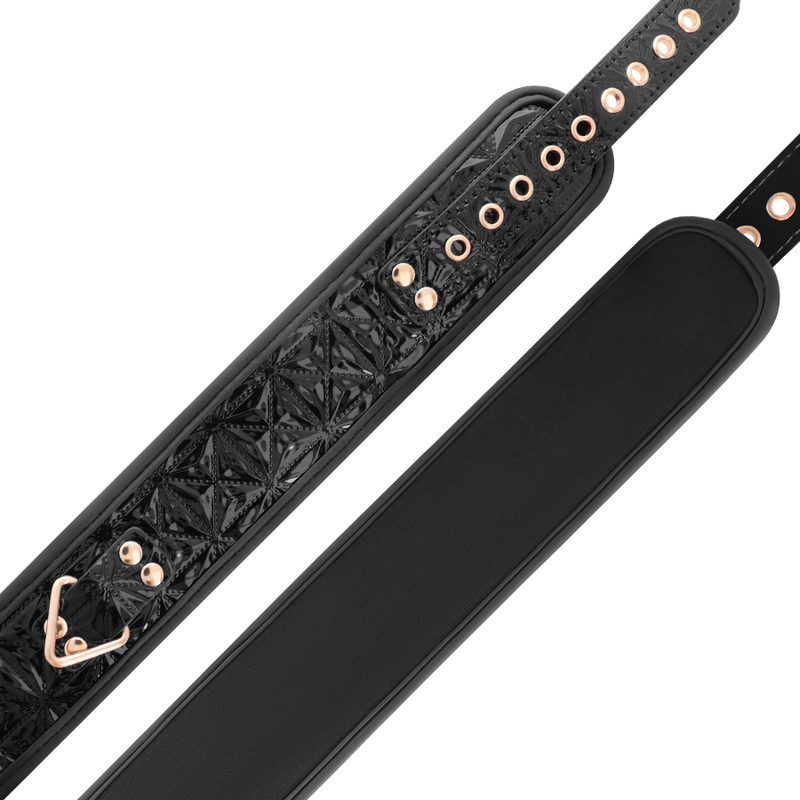 BEGME - BLACK EDITION COLLAR CUERO VEGANO CON...