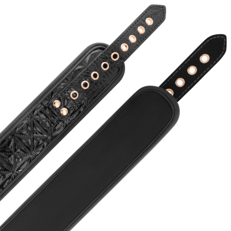 BEGME - BLACK EDITION COLLAR CON CADENAS Y PINZAS PEZONES CON FORRO DE NEOPRENO