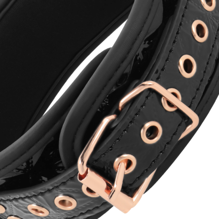 BEGME - BLACK EDITION COLLAR CON CADENAS Y PINZAS PEZONES CON FORRO DE NEOPRENO