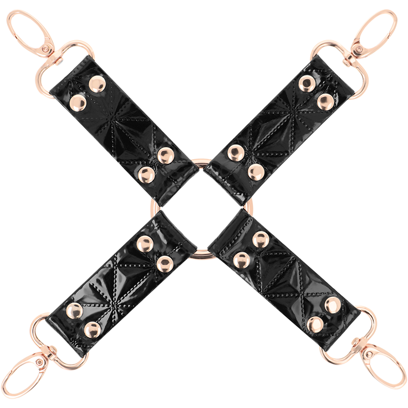 BEGME - BLACK EDITION HOG TIE CUERO VEGANO