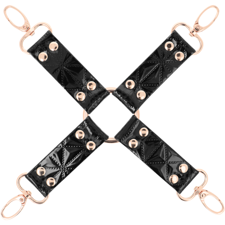 BEGME - BLACK EDITION HOG TIE CUERO VEGANO
