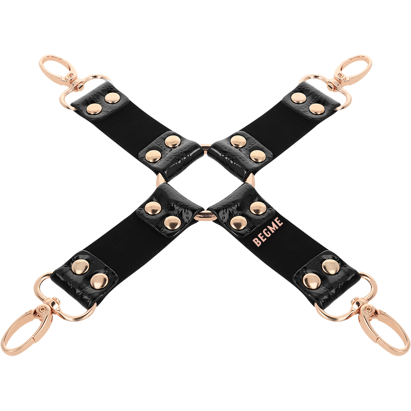 BEGME - BLACK EDITION HOG TIE CUERO VEGANO