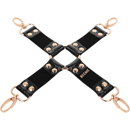 BEGME - BLACK EDITION HOG TIE CUERO VEGANO