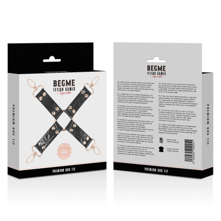 BEGME - BLACK EDITION HOG TIE CUERO VEGANO