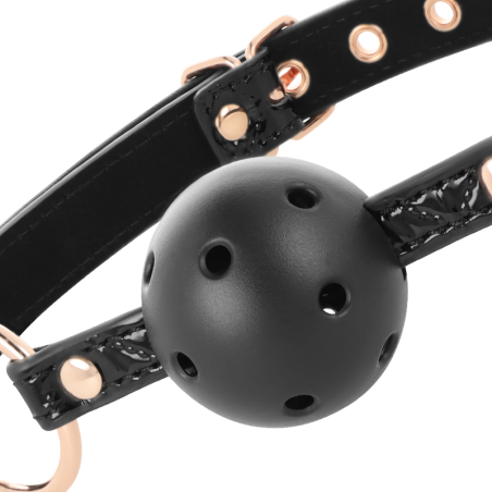BEGME - BLACK EDITION MORDAZA CUERO VEGANO