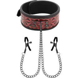 BEGME RED EDITION COLLAR CON CADENAS Y PINZAS PEZONES CON... 2