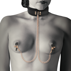 COQUETTE CHIC DESIRE FANTASY COLLAR CON PINZAS PEZONES...