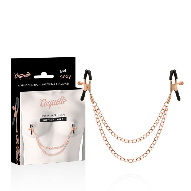 COQUETTE CHIC DESIRE FANTASY PINZAS METALICAS...