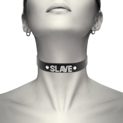 COQUETTE CHIC DESIRE CHOKER CUERO VEGANO - SLAVE 2