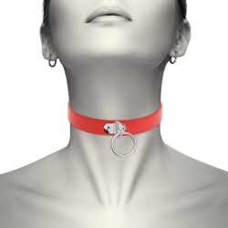 COQUETTE CHIC DESIRE COLLAR CUERO VEGANO ROJO ACCESORIO... 2