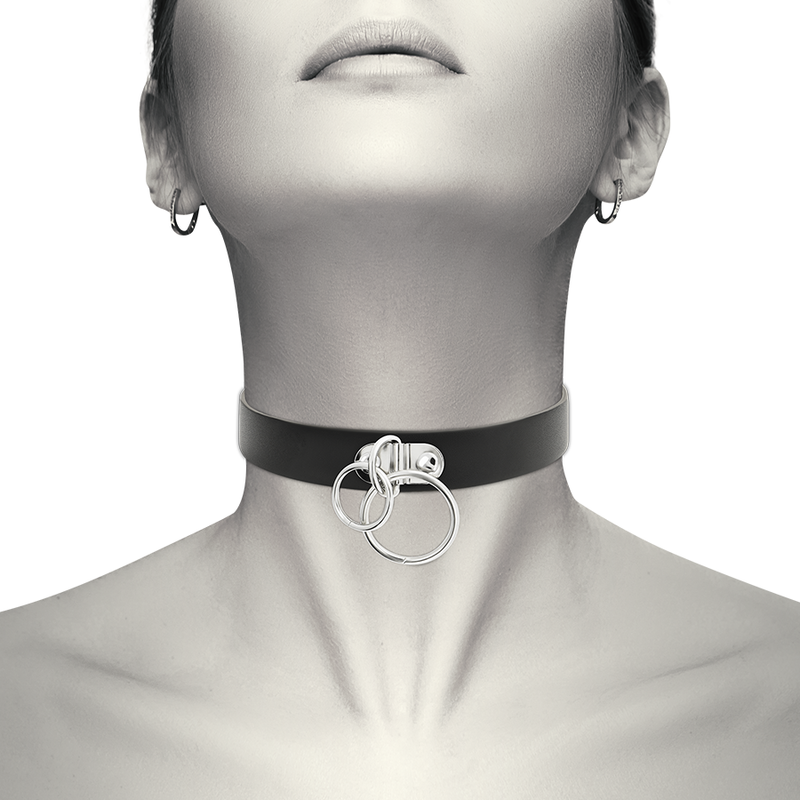 COQUETTE CHIC DESIRE CHOKER CUERO VEGANO -...
