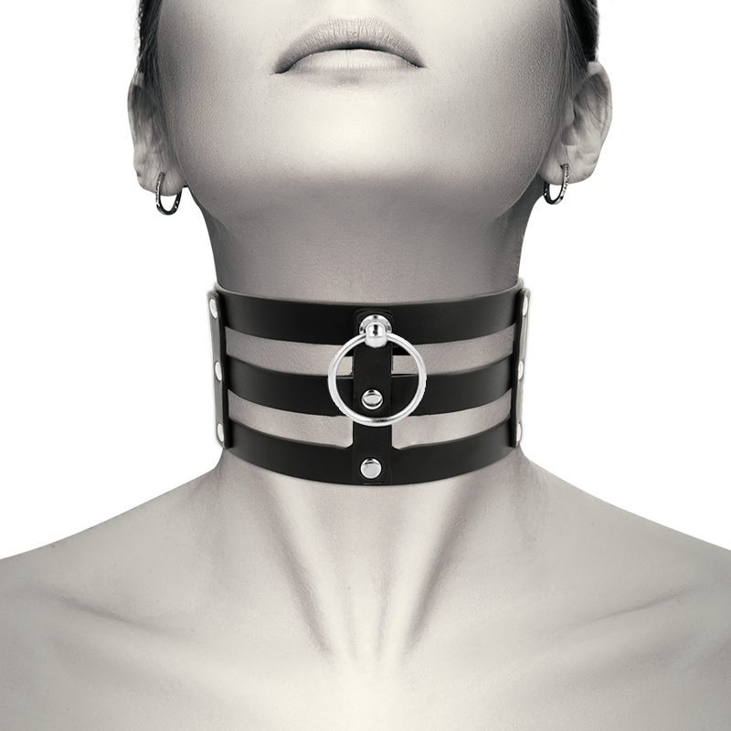 COQUETTE CHIC DESIRE CHOKER CUERO VEGANO ESTILO...