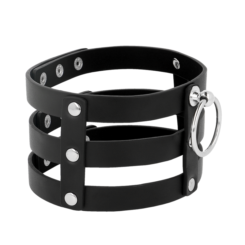 COQUETTE CHIC DESIRE CHOKER CUERO VEGANO ESTILO...