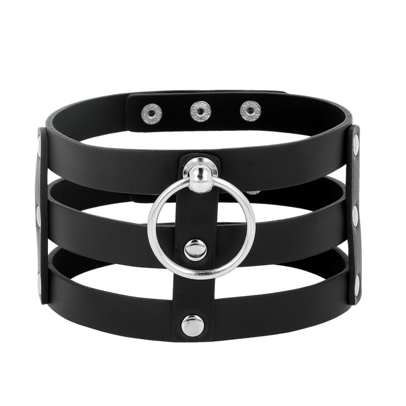 COQUETTE CHIC DESIRE CHOKER CUERO VEGANO ESTILO...