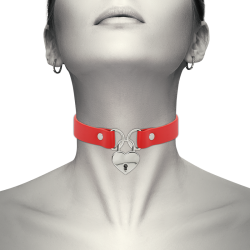 COQUETTE CHIC DESIRE COLLAR CUERO VEGANO ROJO ACCESORIO... 2