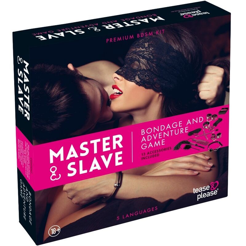 TEASE AND PLEASE JUEGO 13 ACCESORIOS BONDAGE...