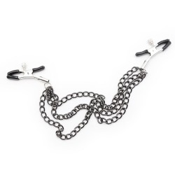 OHMAMA FETISH PINZAS PEZONES CON CADENAS NEGRAS 2