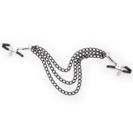 OHMAMA FETISH PINZAS PEZONES CON CADENAS NEGRAS