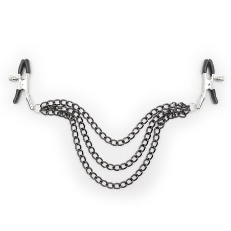 OHMAMA FETISH PINZAS PEZONES CON CADENAS NEGRAS