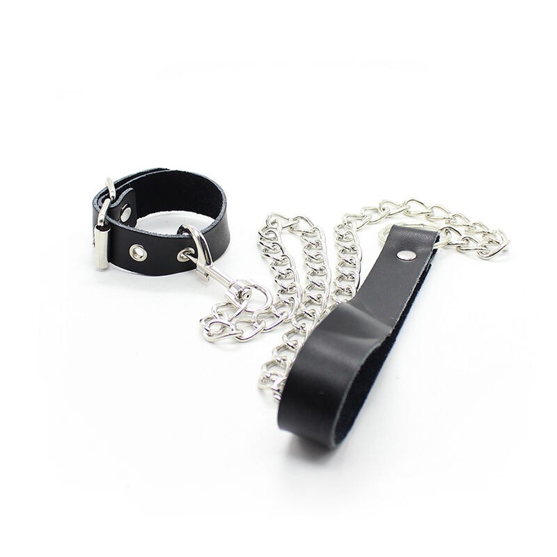 OHMAMA COLLAR PARA PENE Y CORREA PIEL CON...