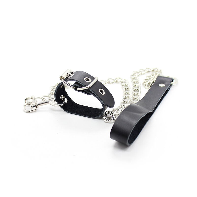 OHMAMA COLLAR PARA PENE Y CORREA PIEL CON...