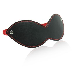 OHMAMA FETISH ANTIFAZ CON CORCHETES NEGRO-ROJO 2