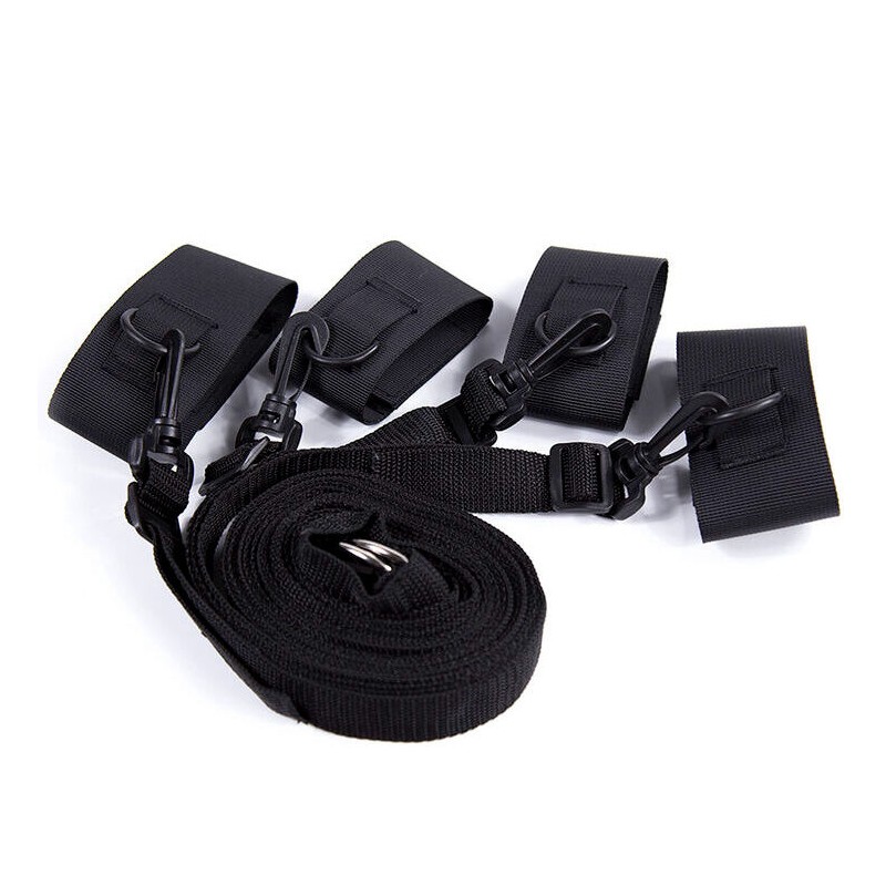 OHMAMA FETISH RESTRICCION BONDAGE CAMA NYLON Y...