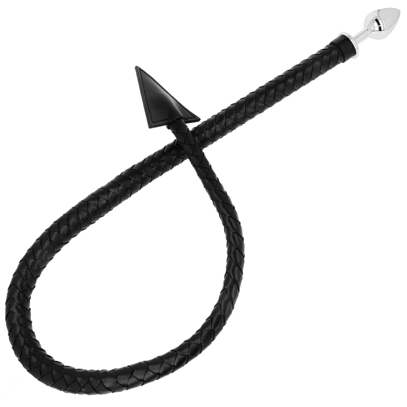 OHMAMA FETISH COLA DE DIABLO PLUG ANAL CUERO Y...