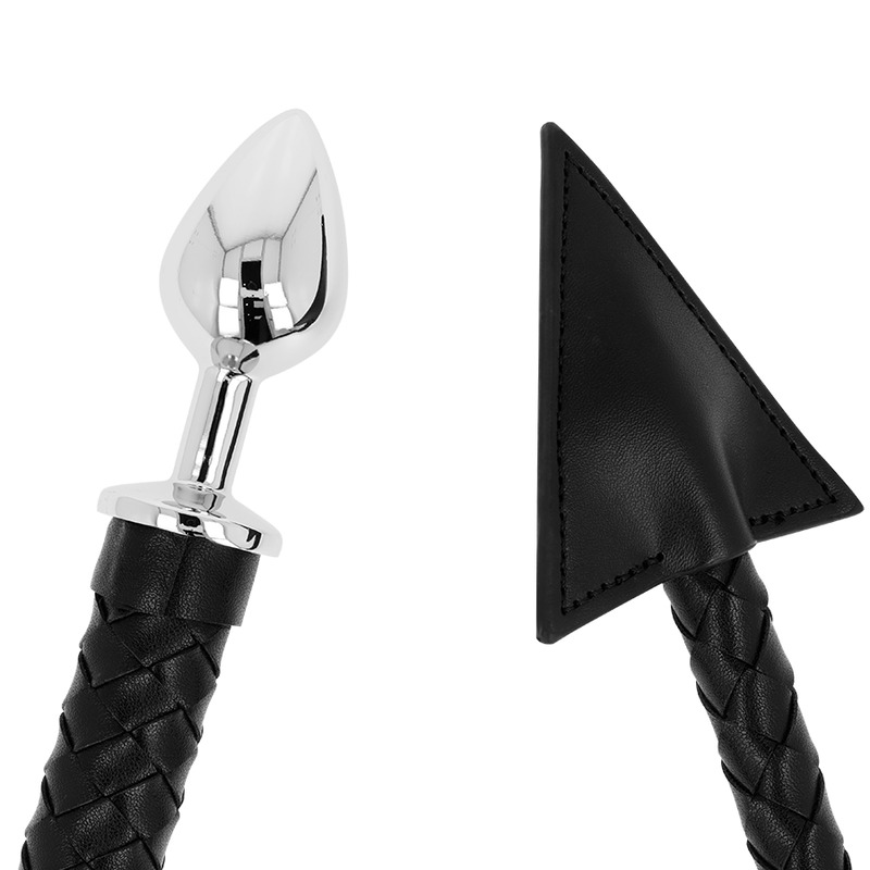 OHMAMA FETISH COLA DE DIABLO PLUG ANAL CUERO Y...