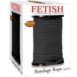 FETISH FANTASY SERIES BONDAGE CUERDA SEDA NEGRO 60.96 METROS 2