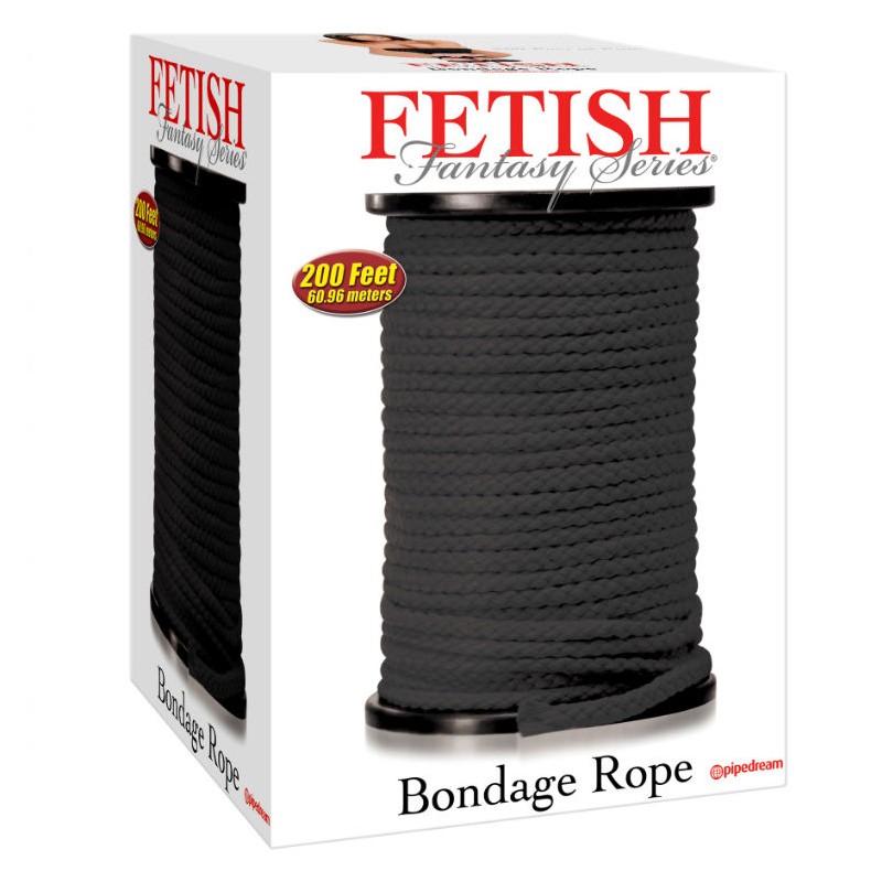 FETISH FANTASY SERIES BONDAGE CUERDA SEDA NEGRO...