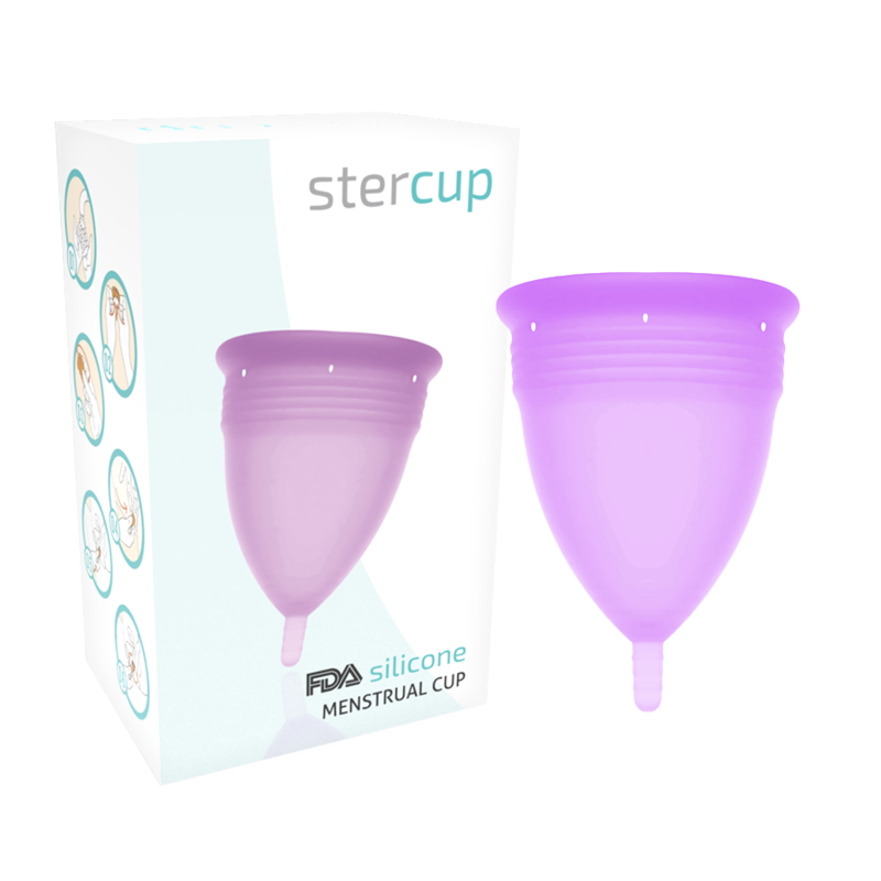 STERCUP - FDA SILICONE MENSTRUAL CUP VIOLET -...