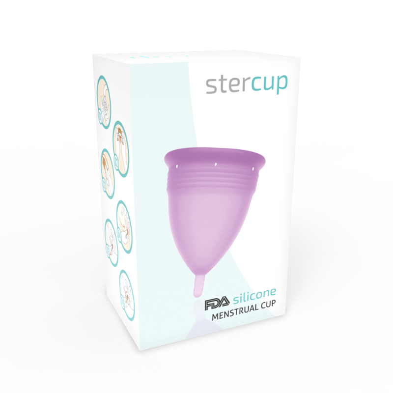 STERCUP - FDA SILICONE MENSTRUAL CUP VIOLET -...