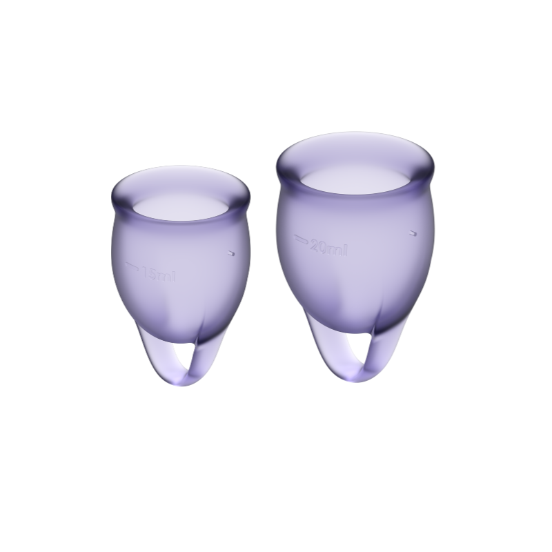 SATISFYER - FEEL CONFIDENT MENSTRUAL CUP PURPLE...