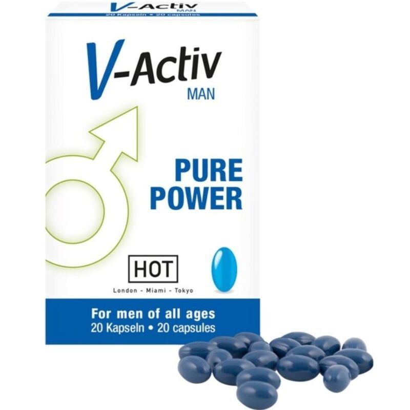HOT - V-ACTIV CÁPSULAS PARA HOMBRE 20 CPS
