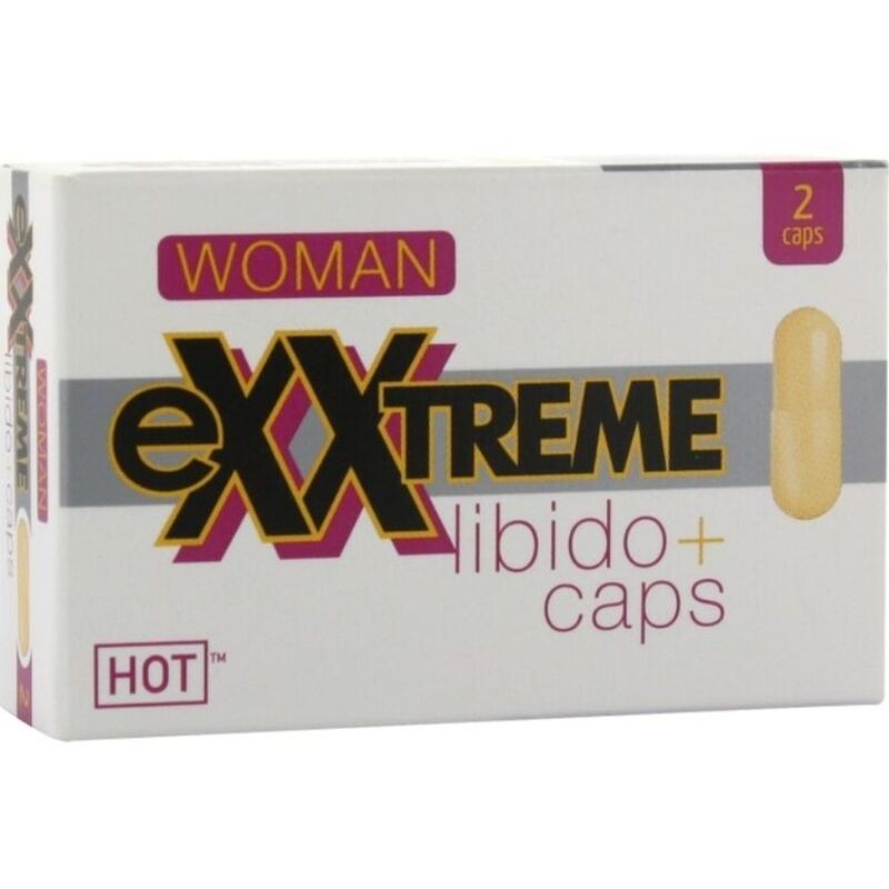HOT - EXXTREME CÁPSULAS AUMENTO LÍBIDO MUJER 2 CPS