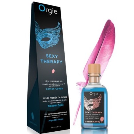 ORGIE - KIT DE MASAJES DE LABIOS ALGODON DE AZUCAR