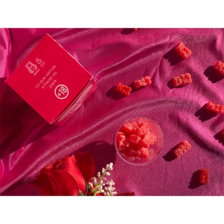 OSITOS DE GOMINOLA CON ALCOHOL - GINEBRA Y FRESAS